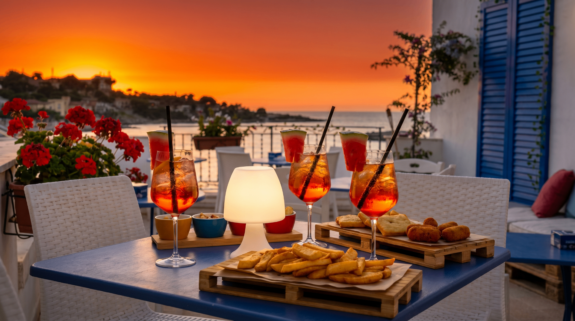 Aperitivo al tramonto